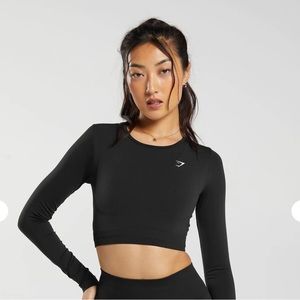 Gymshark long sleeve crop tank